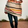 L7 Market Pendleton Glacier Park Poncho Made In USA Eco-Wise Vintage Glacier Wool Blanket