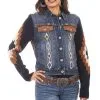 Scully HC639 Women's Aztec Style Denim Jacket BEST SELLER!