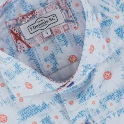 Eros Clothing Inc 7 Downie Men's Dress Shirt 6528 Short Sleeve