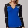 Alp N Rock Women's SKI HENLEY In Cobalt