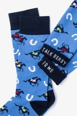 A Lynn Alynn Socks Derby Horse Racing Women's Socks