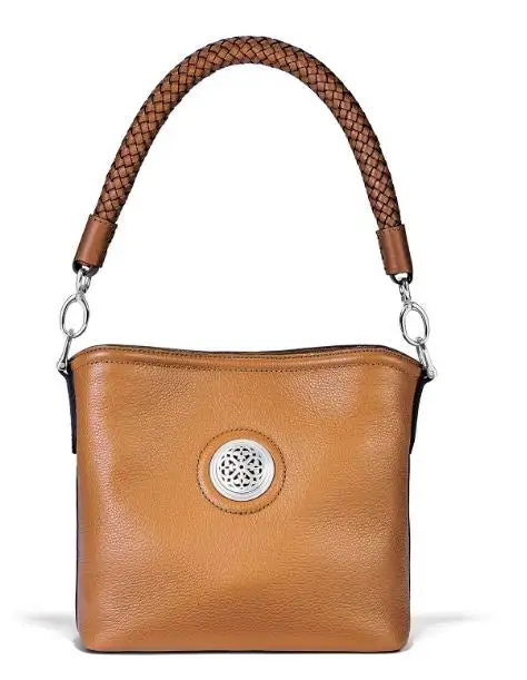 Brighton Ferara Bailey Small Shoulder Bag In Luggage 1 Brighton Ferara Bailey Small Shoulder Bag In Luggage