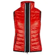 Horze Ruby Womens Padded Vest In Red 33468