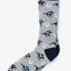 A Lynn Alynn Socks Talk Derby To Me In Gray