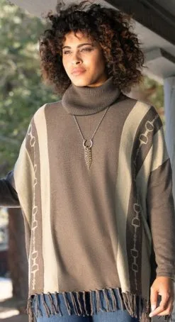 Kerrits Women's Turtleneck Poncho Sweater