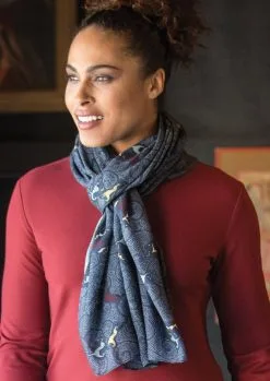 Kerrits Wrap It Up Scarf In Indigo