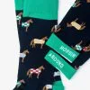 A Lynn Alynn Horsin' Around Socks In Navy