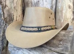 Outback Survival Gear -Buffalo Hat In Sand H3003 SS23