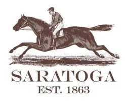 Ox Bow Decor Ox Bow Hand Towel Saratoga Racehorse 1863 In White Or Oatmeal