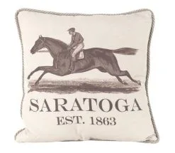 Ox Bow Decor Ox Bow Equestrian/Saratoga 1863 Pillow SS22