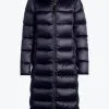 Parajumpers Leah Womens Long Jacket Navy ON SALE FREE SHIPPING