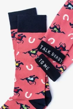 A Lynn Alynn Socks Talk Derby To Me In Pink SS23