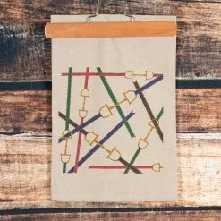 Ox Bow Decor Ox Bow Hand Towel Colorful Bits Equestrian Made In The USA