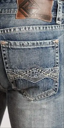 Rock & Roll Cowboy Men's Double Barrel Jeans In Light Wash - Image 3