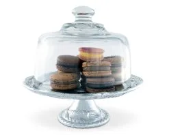 Arthur Court HORSE PLATE WITH GLASS DOME