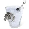 Vagabond House Vagabond HORSE HEAD GLASS ICE BUCKET H126HL