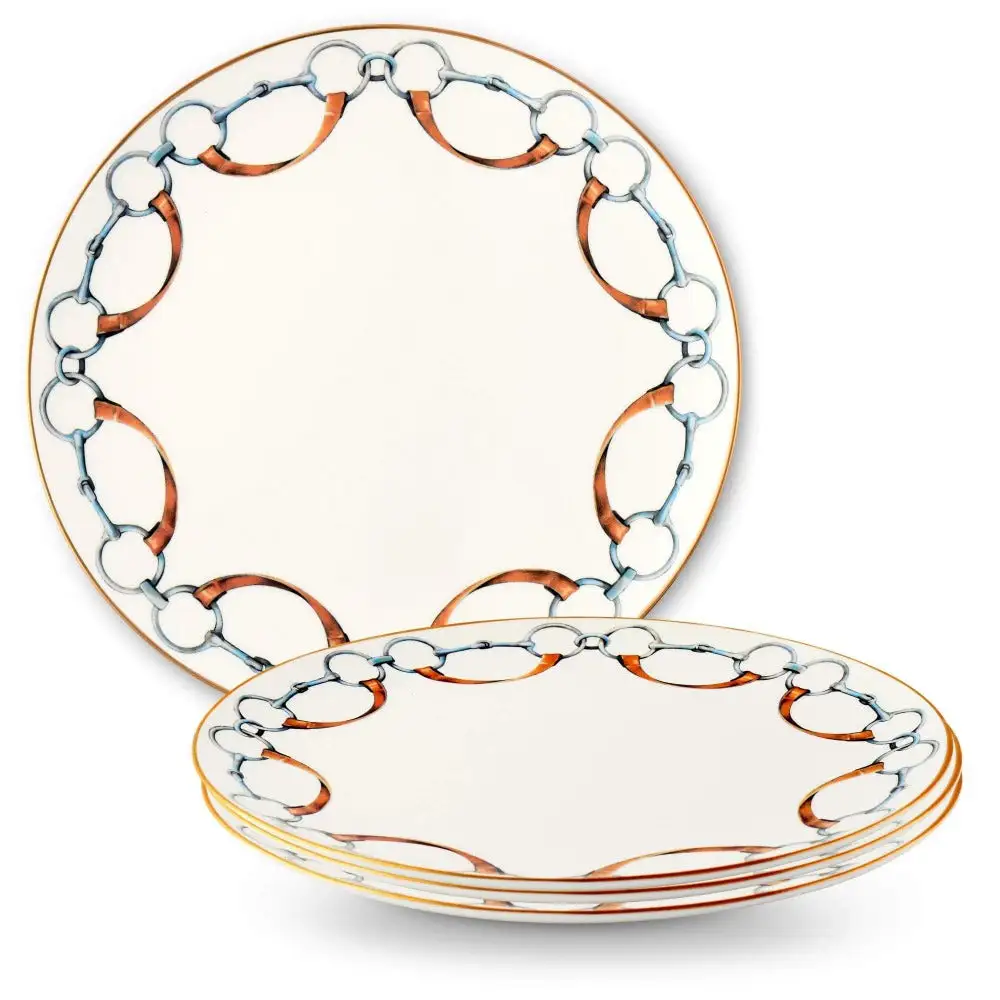 Vagabond House Wellington Bit Bone China Round Charger Plate 12" E338BG-1 2 Vagabond House Wellington Bit Bone China Round Charger Plate 12" E338BG-1 - Image 2