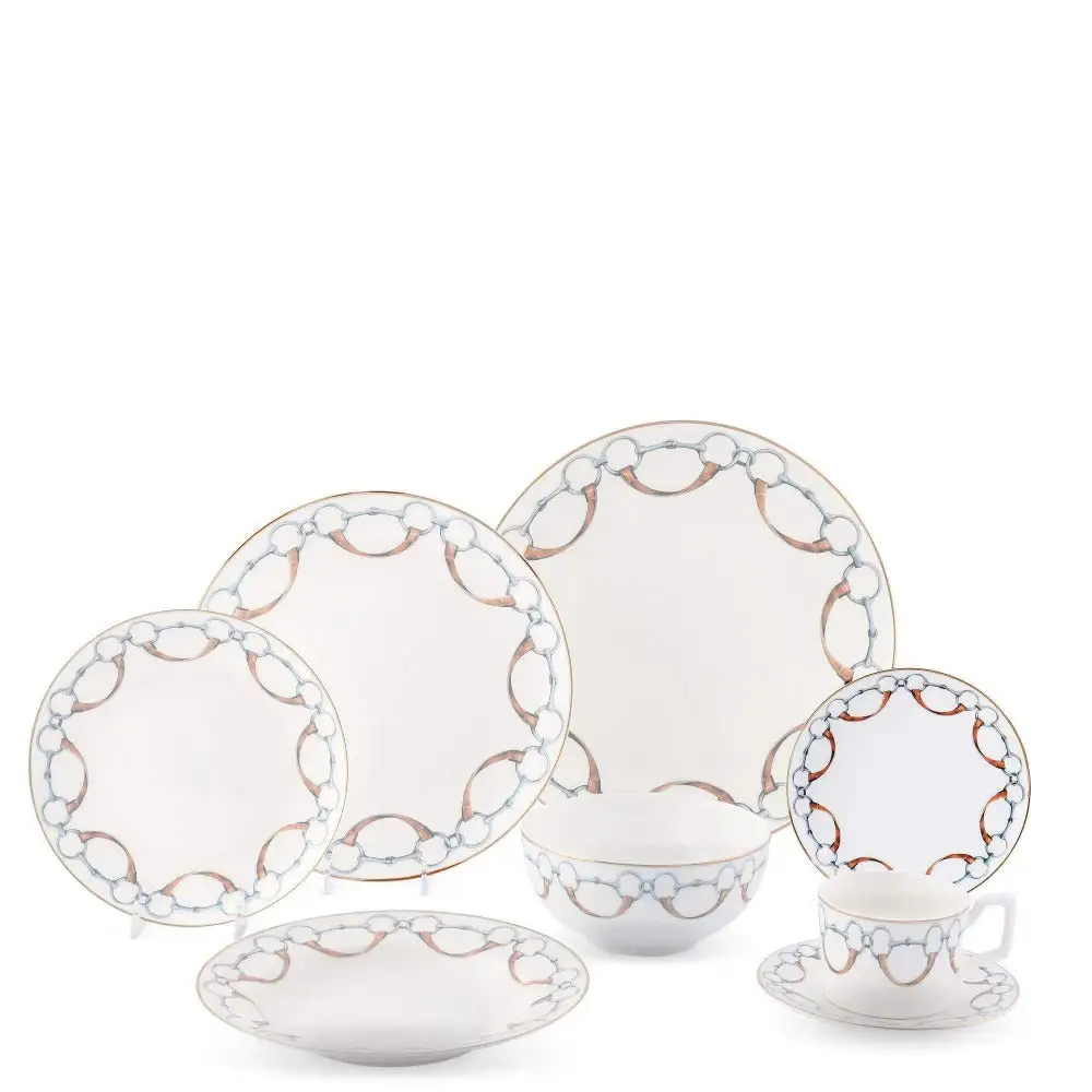 Vagabond House Wellington Bit Bone China 6.5 Inch Bread Plate 3 Vagabond House Wellington Bit Bone China 6.5 Inch Bread Plate - Image 3