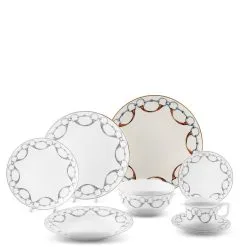 Vagabond House Wellington Bit Bone China Round Charger Plate 12" E338BG-1 5 Vagabond House Wellington Bit Bone China Round Charger Plate 12" E338BG-1 -Cheap Men's Formal Wear Store vagabondhouse bone china charger plate