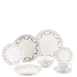 Vagabond House Wellington Bit Bone China Round Dinner Plate 10.5" E330BG-1 FW21 -Cheap Men's Formal Wear Store vagabondhouse bone china dinner plate