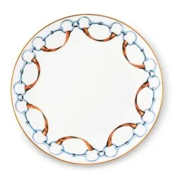 Vagabond House Wellington Bit Bone China Round Dinner Plate 10.5" E330BG-1 FW21