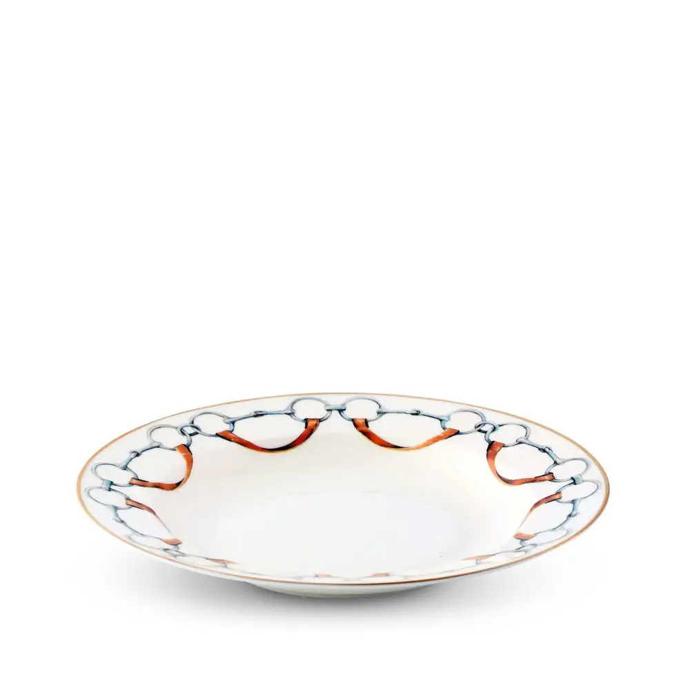 Vagabond House Wellington Bit Bone China Soup Plate E332BG-1 1 Vagabond House Wellington Bit Bone China Soup Plate E332BG-1