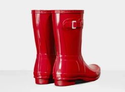Hunter Short Original Short Gloss Military Red Rain Boot FW22 -Cheap Men's Formal Wear Store womens original short gloss red pt3
